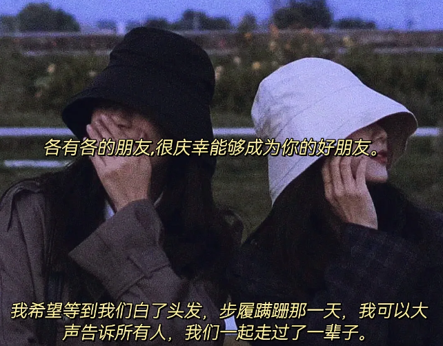 那些直接封神的小众友谊文案-第3张图片-温柔治愈励志文案网