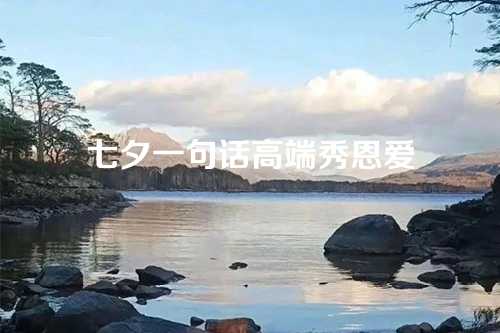 七夕一句话高端秀恩爱