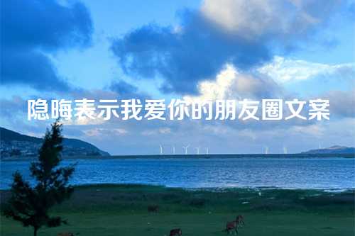 隐晦表示我爱你的朋友圈文案-第1张图片-温柔治愈励志文案网