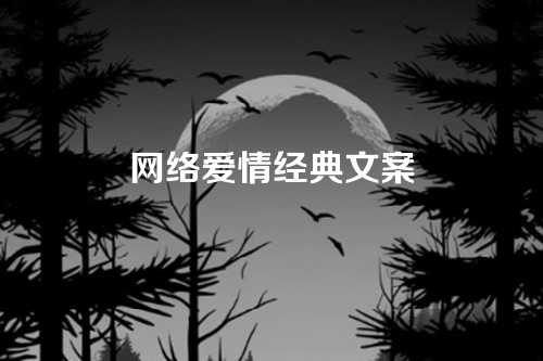 网络爱情经典文案-第1张图片-温柔治愈励志文案网