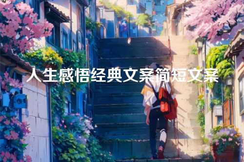 人生感悟经典文案简短文案