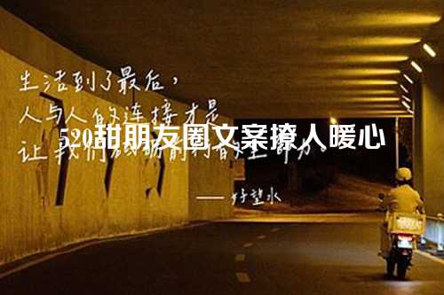 520甜朋友圈文案撩人暖心-第1张图片-温柔治愈励志文案网